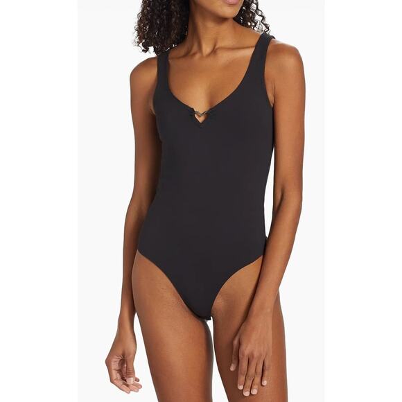 Cami NYC Tayma Heart Bodysuit in Black - M - Picture 8 of 8